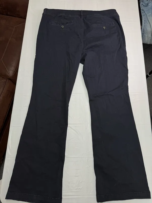 American Eagle Navy Super Stretch X Kick Boot Pants - Image 2