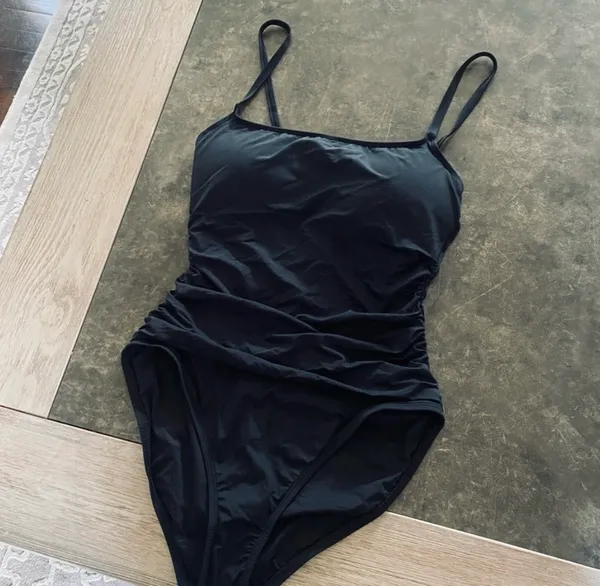 Island Goddess Lingerie One Piece - Black - Image 4
