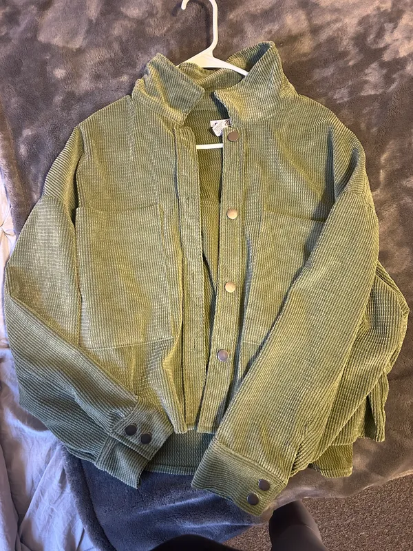 Green Flannel Size M - Image 2