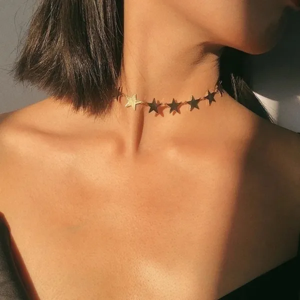 3/$30 💛 All Star Choker Gold - Image 2