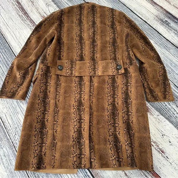 BLANK NYC Copperhead Faux Leather Trench Coat - Image 5