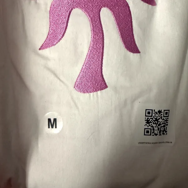 Pink Palm Puff Disney "Under The Sea" Ariel Hoodie in Pink, Size M - Image 6