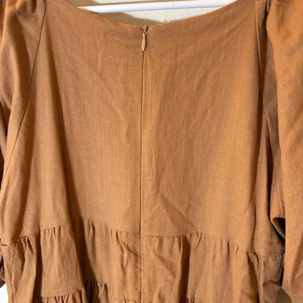 Girl‎ and the Sun Marlow Mini Dress Linen Blend Size Medium - Image 10