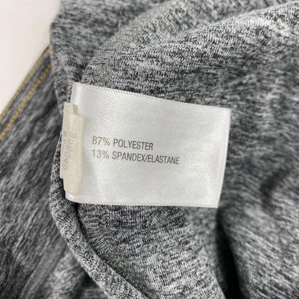 Orvis Pants Womens Small Gray Heather Active Yoga Straight Leg Zip Pockets Gym - Image 9