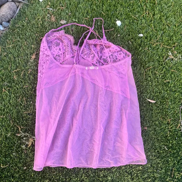 Victorias Secret Sheer Lingerie Babydoll Top - Image 4
