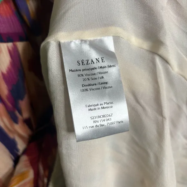 Sézane Editions Printed Maxi Dress in Joy - Image 12