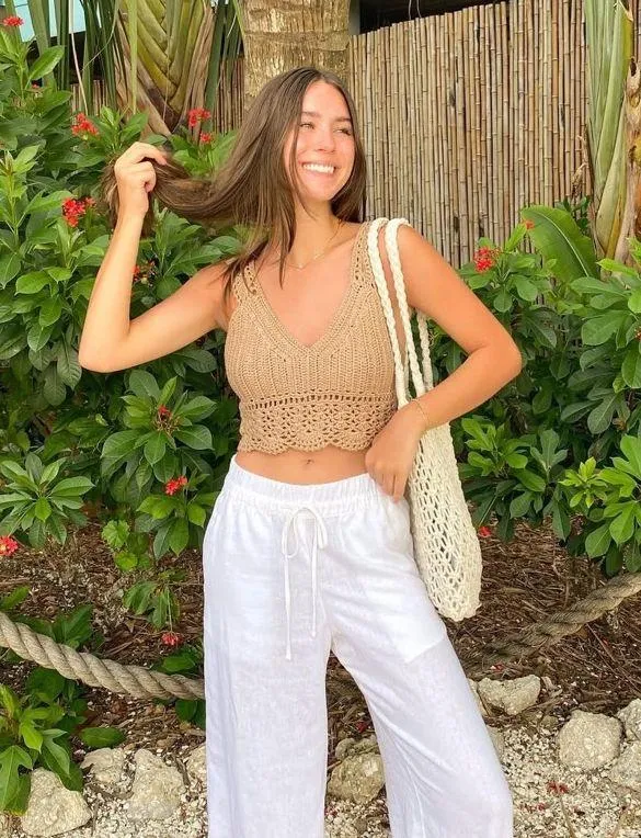 Crochet knit top - Image 3