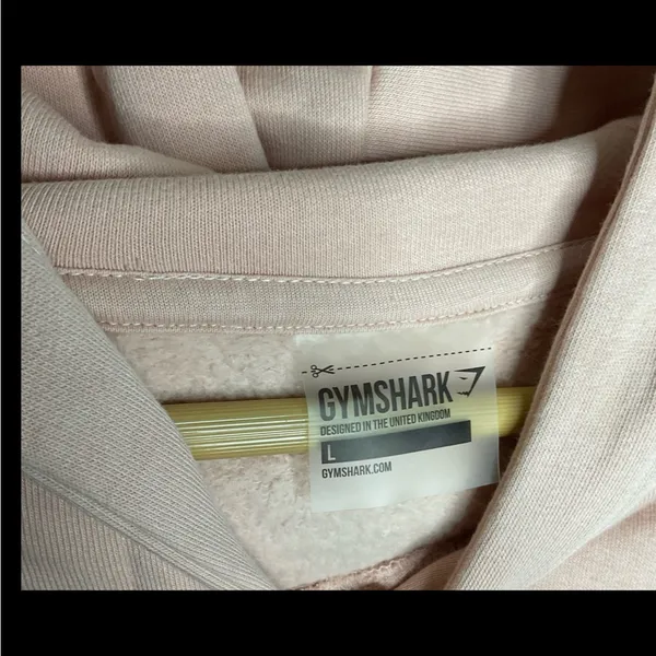 Gymshark Drawcord Cropped Hoodie Size L - Image 6