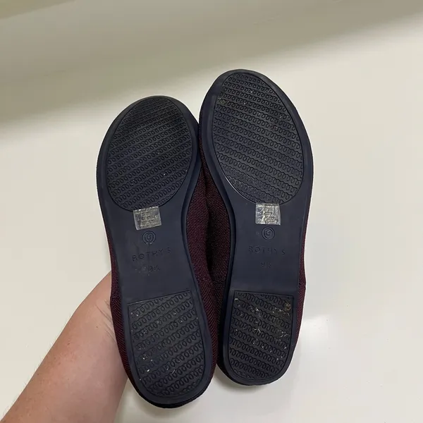 Rothy's The‎ Flat Blackberry Captoe Ombre Colorblock Flats Size 9.5 - Image 6