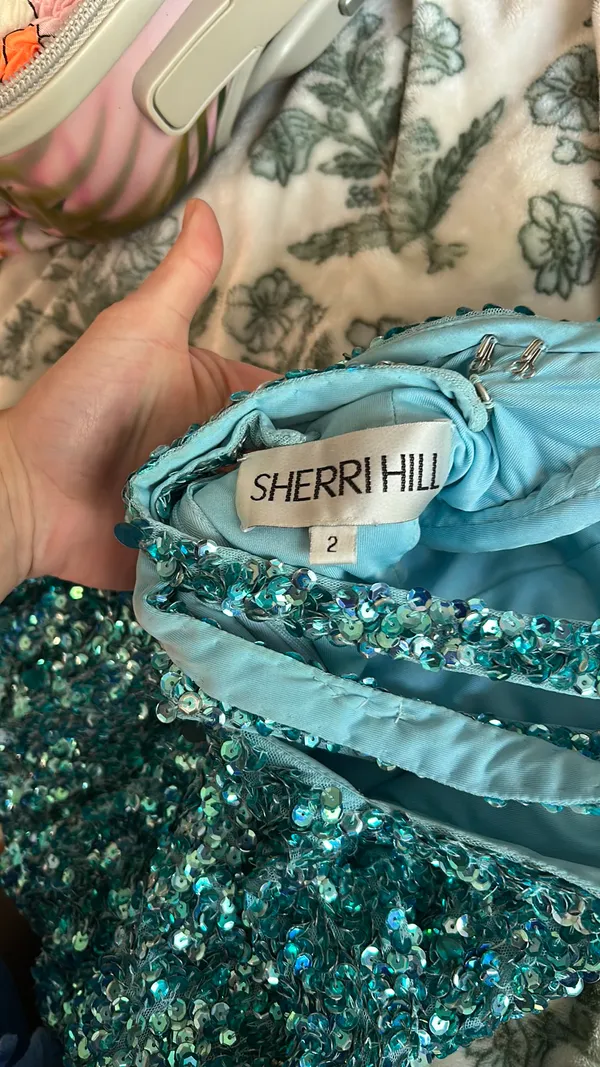 Sherri Hill Dress Homecoming Blue - Image 2