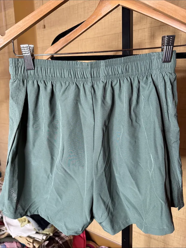 Traneing Alpha Female 2-in-1 Athletic Running Shorts Green Size Medium - Image 10
