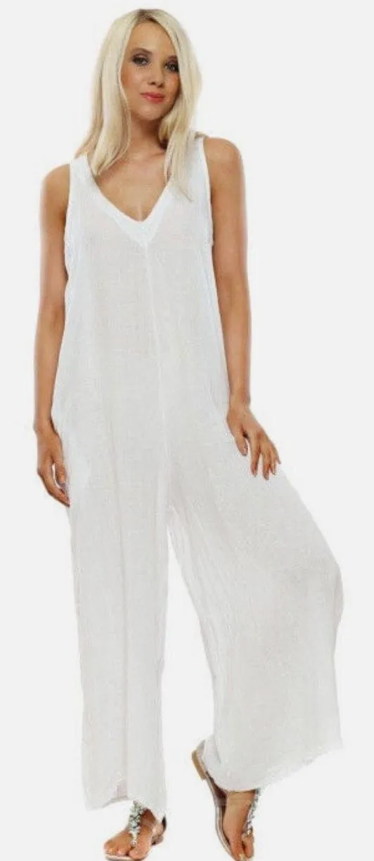 Elena Baldi Linen Jumpsuit - Image 2