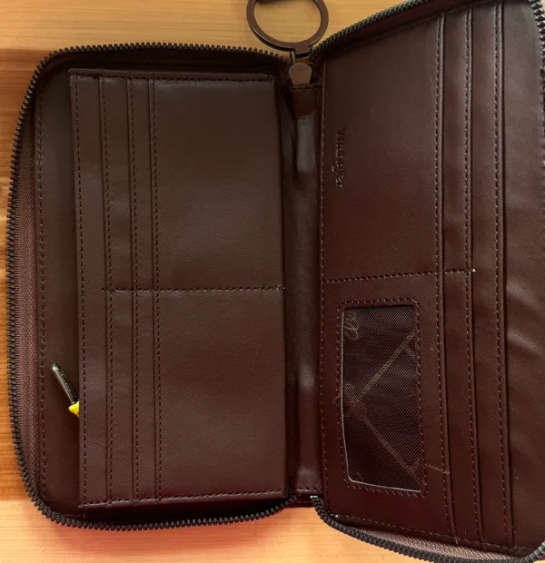 By Montana West Whipstitch Wallet With Clutch Strap - Image 5