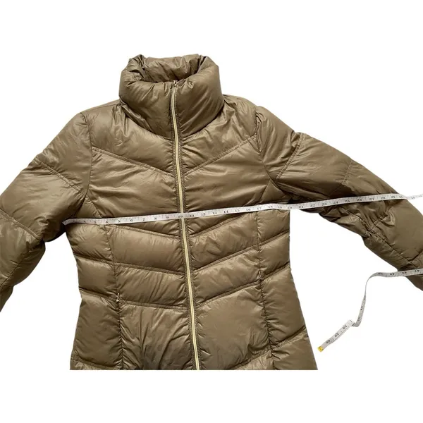 Calvin Klein Premium Down Packable Quilted Hooded Full Zip Puffer Jacket - Image 4