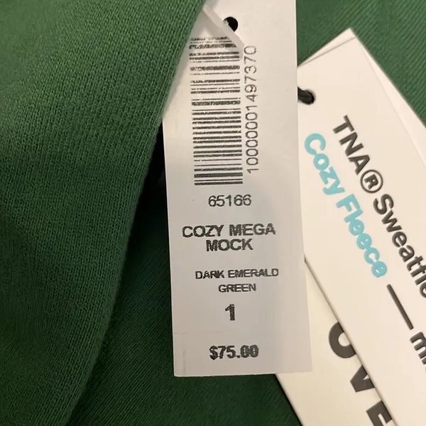 Aritzia Tna Cozy Fleece Mega Mock sweatshirt - Image 3