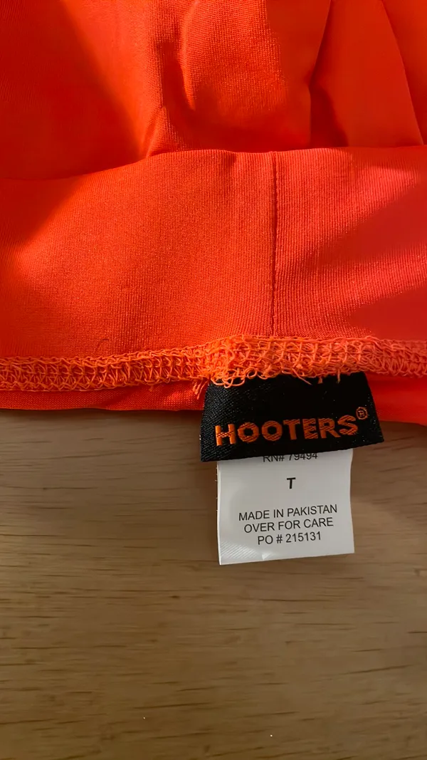 #4 new Women’s Hooters girl Uniform Shorts size medium - Image 3