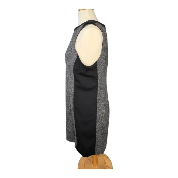 Liz Claiborne Shift Dress Womens‎ Large Black Multi Tweed Sleeveless Career NEW - Image 5