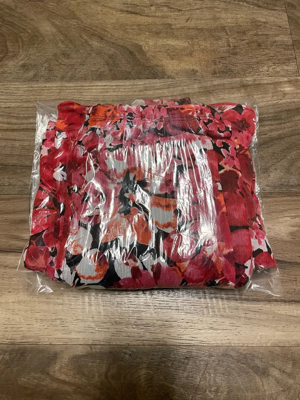Laura Scott Women’s Floral Full Midi Skirt - Red Multi Size Medium - Image 7