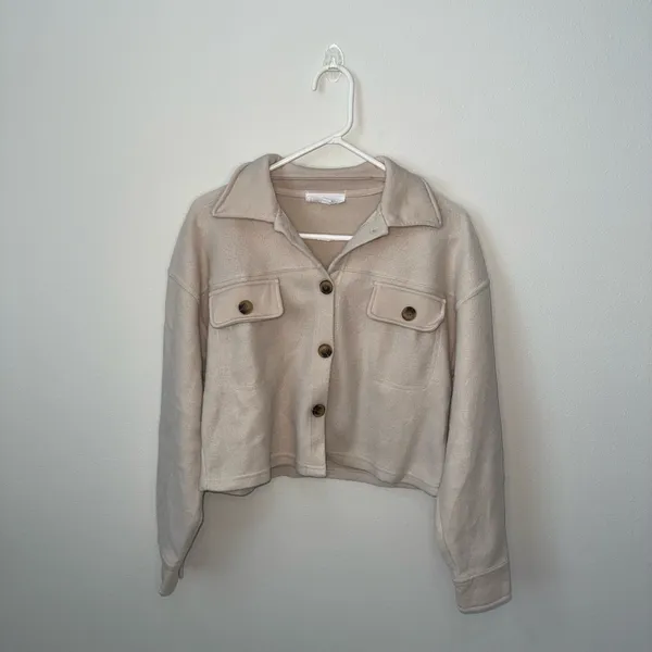 Shacket Beige Tan - Image 3