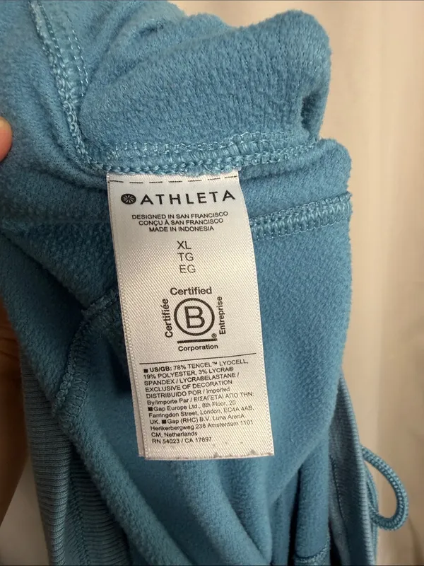 Athleta Jogger Pants Blue XL - Image 4