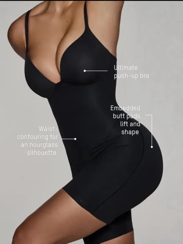 SKIMS Ultimate Body Butt Pad Shapewear Bodysuit - Image 5