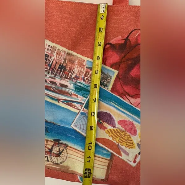 Lancôme Peach Beach Cosmetics Lightweight Tote Bag - Image 4