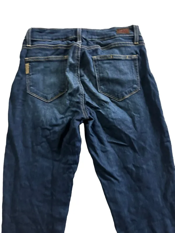 PAIGE Women's Blue Denim Skinny Jeans Size 27 - Image 5