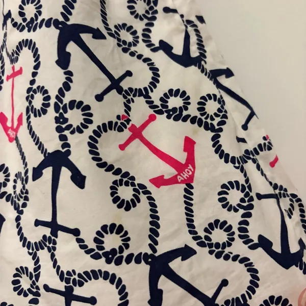 Lilly Pulitzer Esmeralda Dress strapless anchor dress in Ahoy‎ There pink small - Image 4