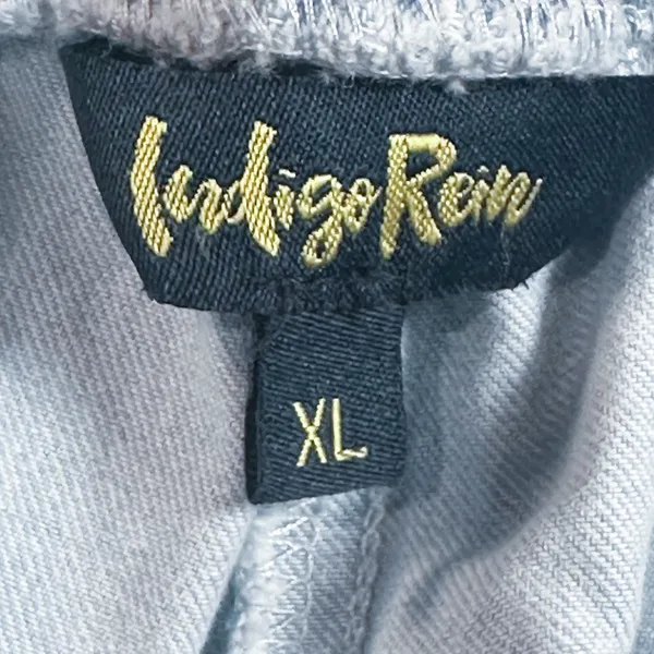 Indigo Rein Light Wash Jogger Casual Pants Elastic Drawstring Waist Size XL - Image 5