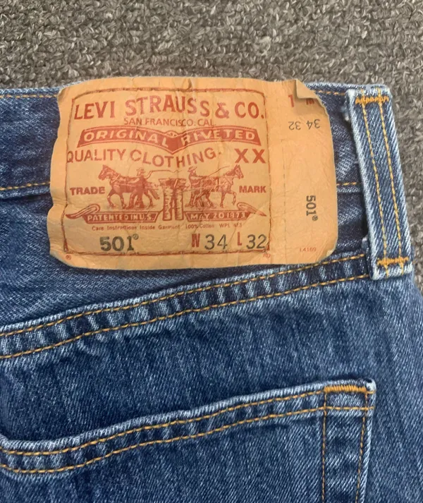 Vintage 501 Levi's jeans - Image 3