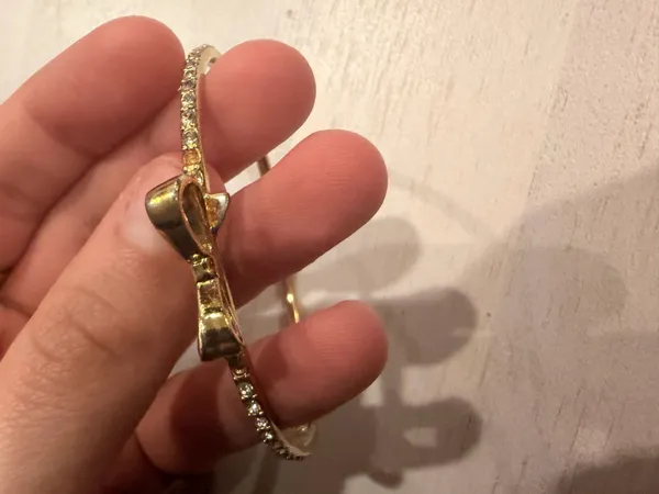 Kate Spade Bracelet Bangle Gold Bow - Image 2