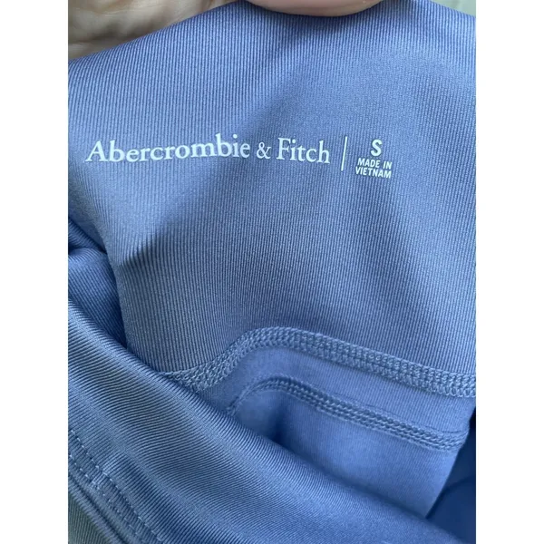 Abercrombie & Fitch Womens High Rise Active Leggings Slate Blue Size S - Image 2