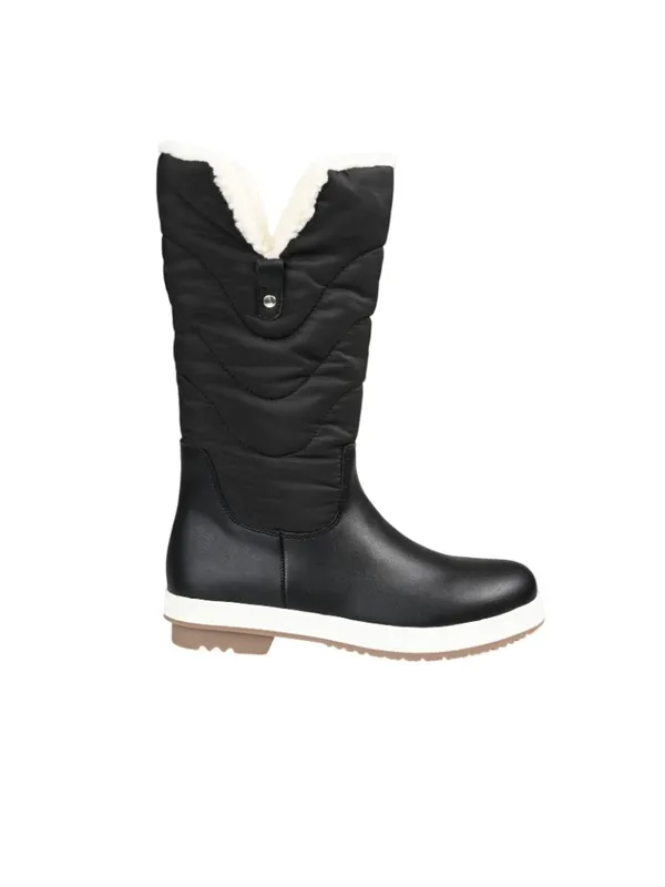 Journee Collection PIPPAH Shearling Lined Cold Weather Boots Black 10M - Image 13