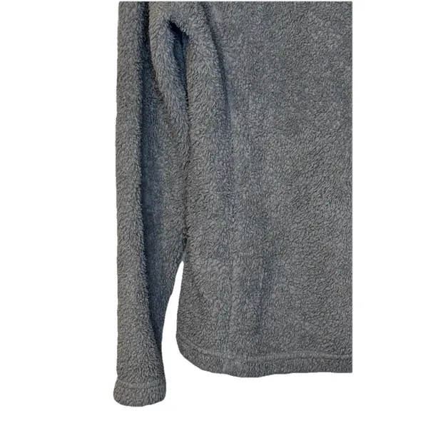 Patagonia Women's‎ Sweater Los Gastos 1/4 Zip Fleece Pullover Heather Gray Small - Image 9