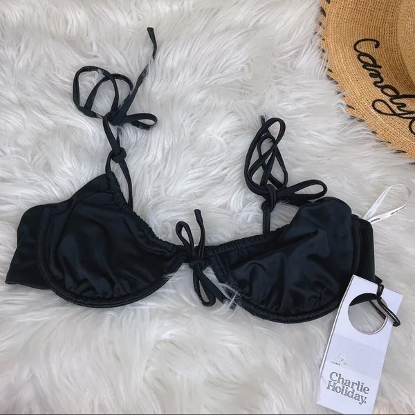 Charlie Holiday Florence Bra Bikini Swim Swimsuit Bathing Suit Top - Image 6