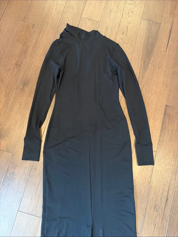 MARELLA Black Long-Sleeve Broome Dress Size Large NWT - C71-015 - Image 11