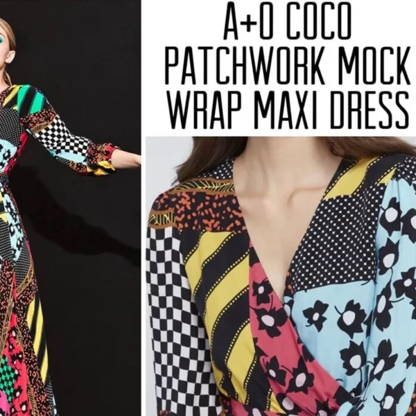 Alice + Olivia plus Coco Patchwork Maxi Dress - Image 7