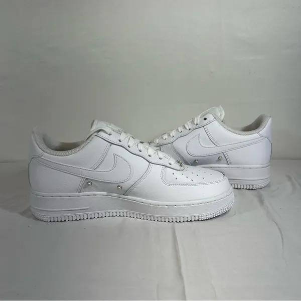 Nike NEW Women's Air Force 1 ‘07 SE Pearl White Shoe Size 8.5 #B1454 - Image 6