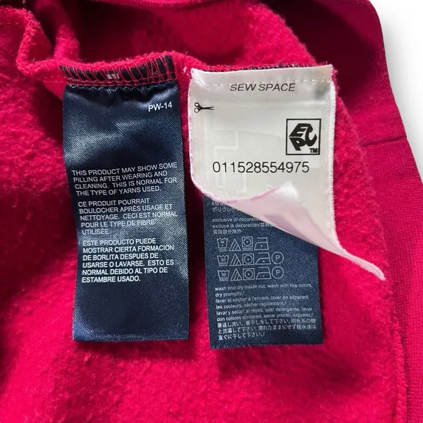 Tommy Hilfiger Cowl Neck‎ Tunic Sweater Dress | Size S | Zipper Pockets | Logo - Image 6