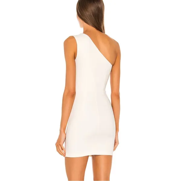 Michael Costello Ava Dress in Ivory - Image 3