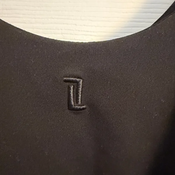 Liaison The Label Cropped Tank Top‎ Black Large Athleisure Gym Workout - Image 3