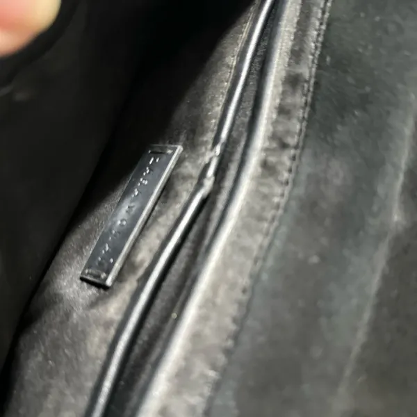 ZARA BLACK CHAIN EMBOSSED BAG - Image 15