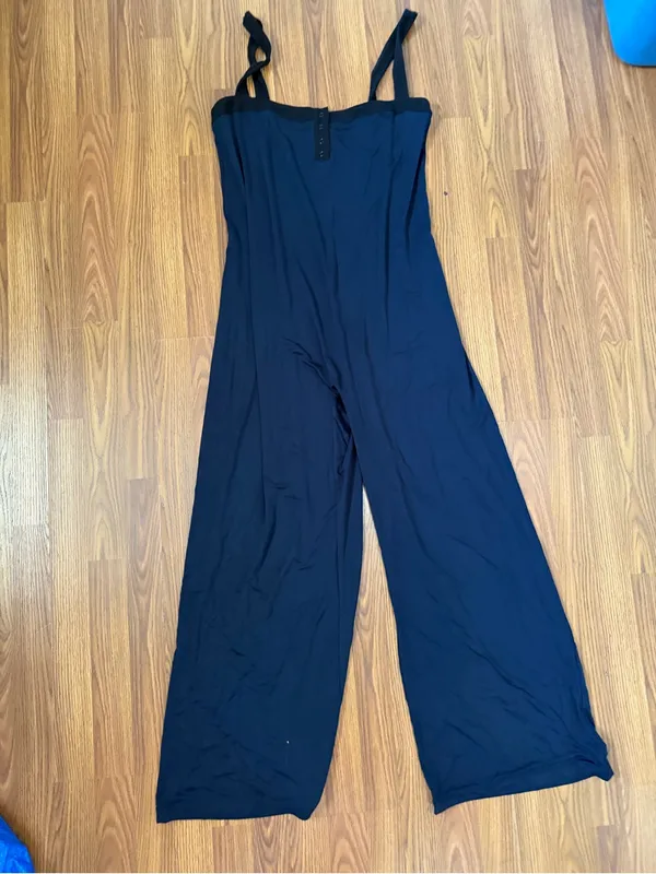 NWT Summersalt 24 Hour Jumpsuit Navy Lightweight Minimalist XL. - Image 9