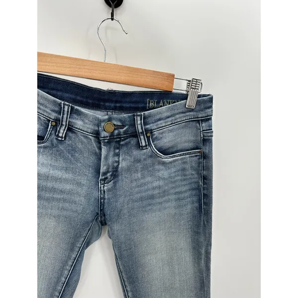 BlankNYC‎ Light Wash Mid Rise Bootcut Flare Denim Jeans Stretch Women Size 25 - Image 5