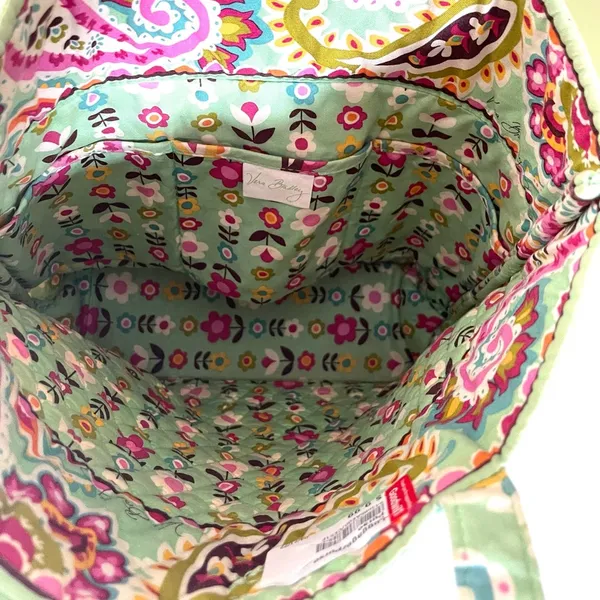 Vera Bradley Tutti Frutti Pattern Paisley Tote - Image 4