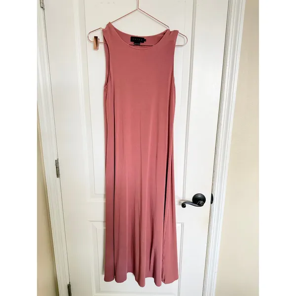 HATCH The Jamie Dress Women‎ Size 2 (M/L) Rose Pink Maternity Sleeveless Maxi - Image 3