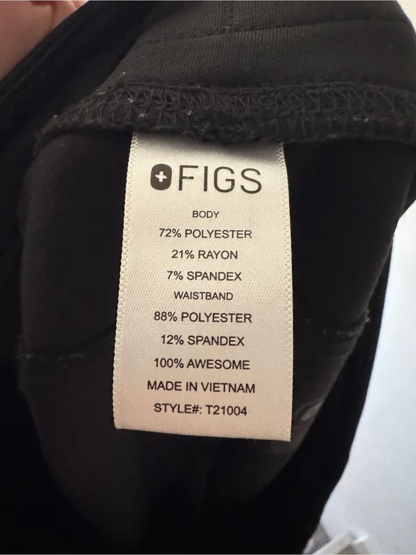 Figs Black Kade Straight Leg Scrub Pant Size XXL - Image 8