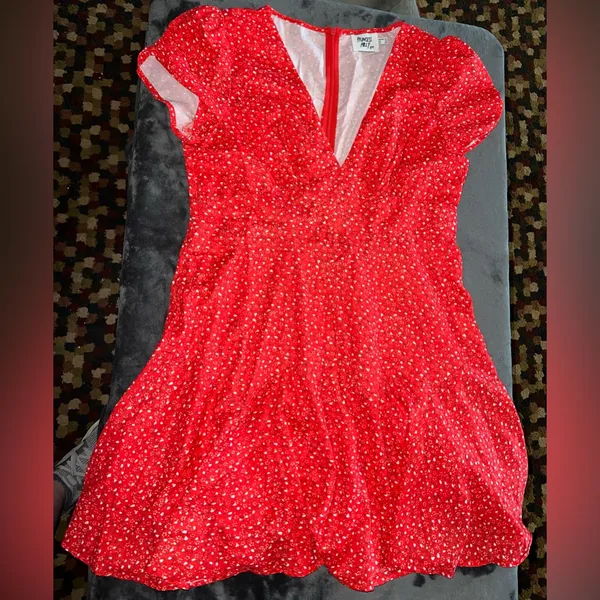 Princess Polly The Sting Mini Dress in Red Size 10 - Image 11