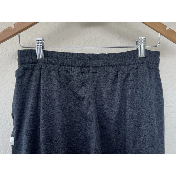 Vuori Womens Performance Jogger DreamKnit S Crop Drawstring Heather Gray Lounge - Image 5