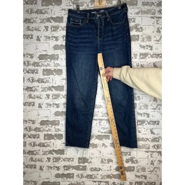 Old navy | women OG straight highrise denim button fly jeans - Image 5
